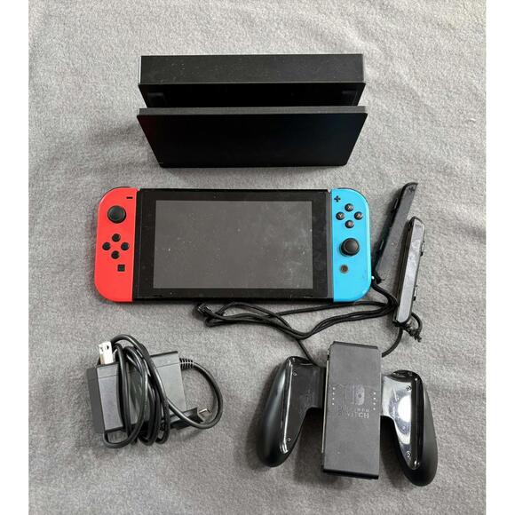 Nintendo Switch Console with Joy-Con Controllers and Dock *For Parts ONLY
